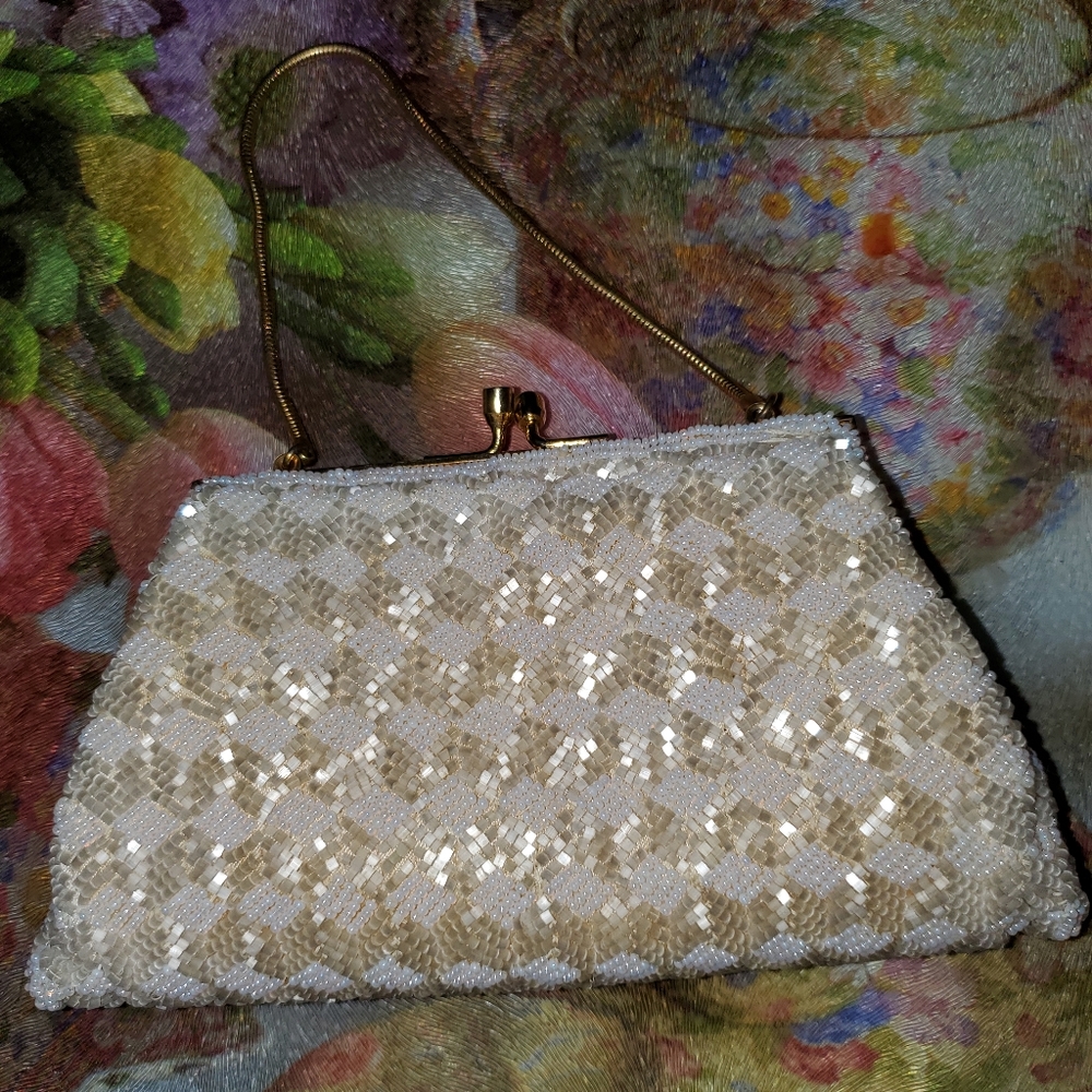 Designer  Stephanie evening bag/ clutch- Made in British Hong Kong
